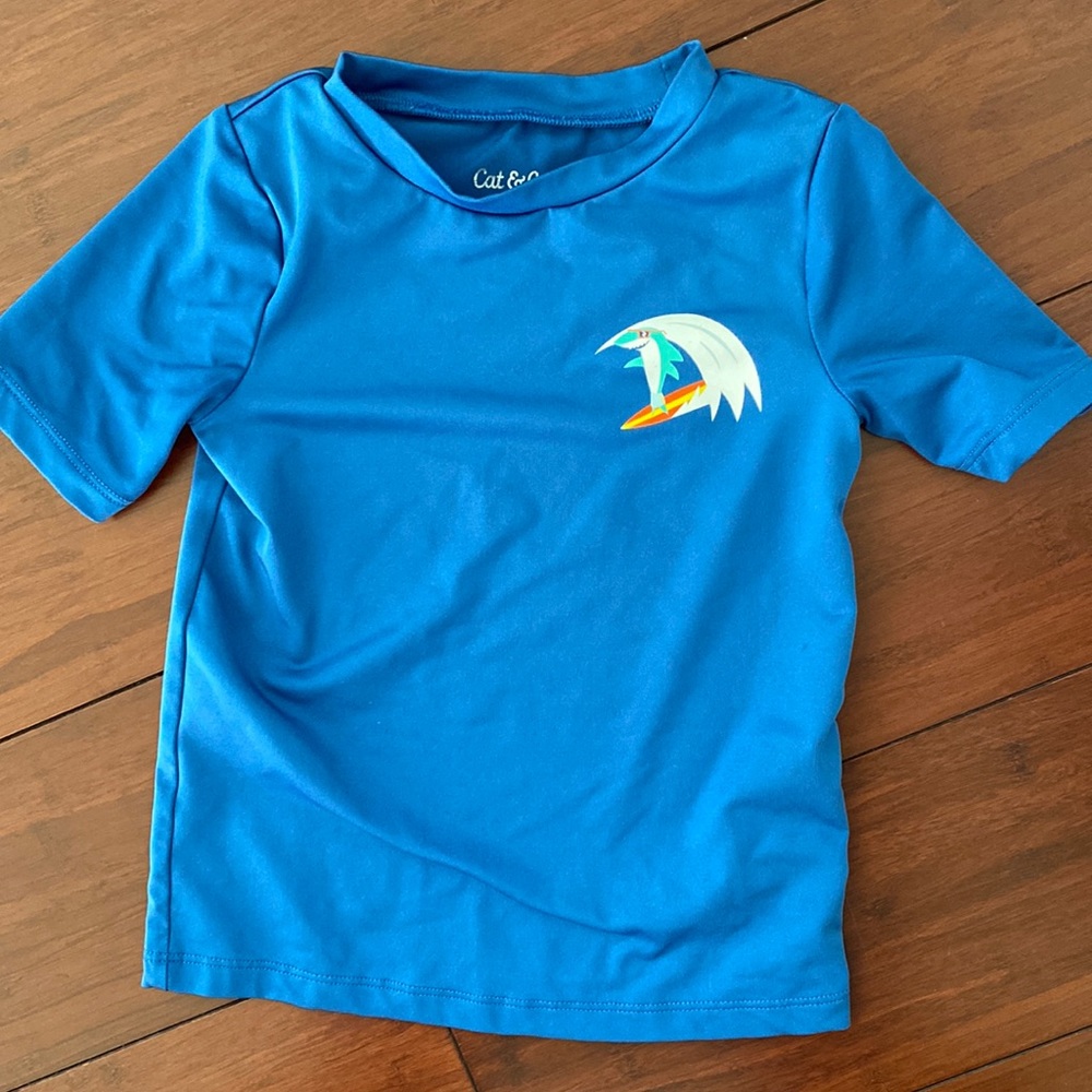 Cat and Jack swim shirt
